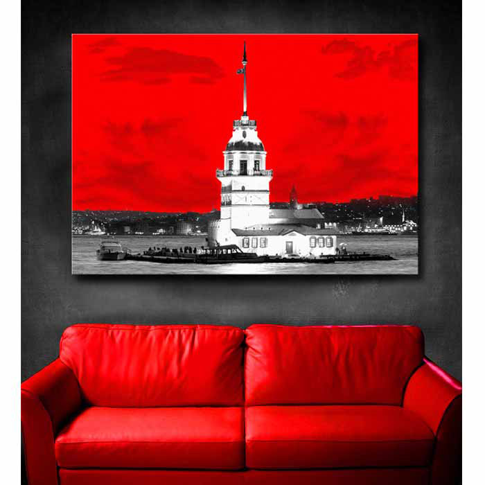 İstanbul Kız Kulesi Canvas Tablo