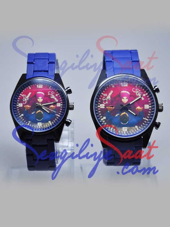 Kampanyalı Ürün Mavi Silikon Kordonlu