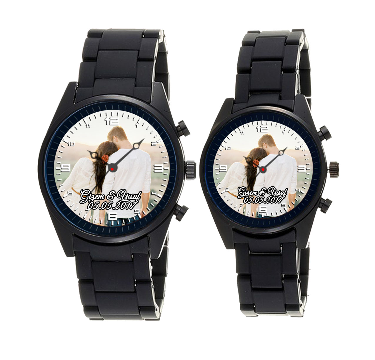 Siyah Resimli Sevgili Saatleri
