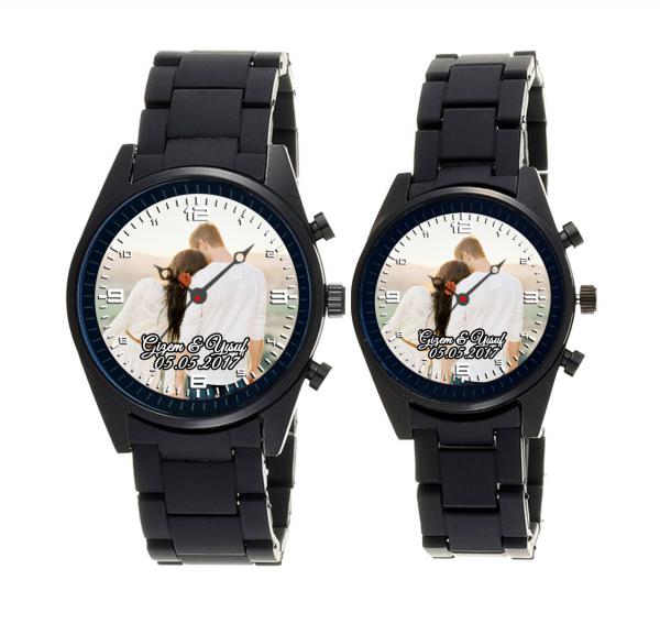 Siyah Resimli Sevgili Saatleri