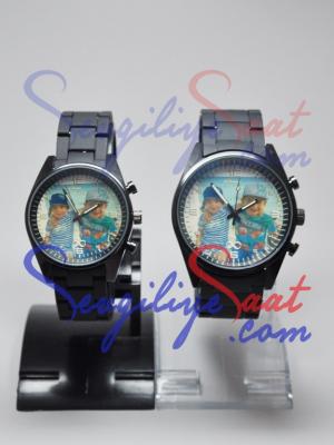 Siyah Resimli Sevgili Saatleri